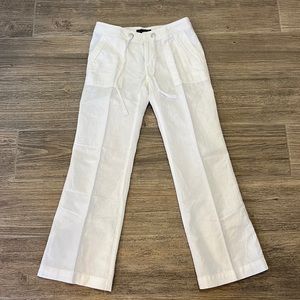 Banana Republic Martin fit white pants.  Size 0P